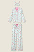 Pj Salvage Flannels Ma Cherie Cherry Print 3-Piece PJ Set